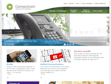 Tablet Screenshot of connectcom.ch